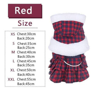 Planet Gates Red / XS Pet Dog Clothes Cat Clothes Coat Thick Autumn Winter Dress Puppy Chihuahua Costume