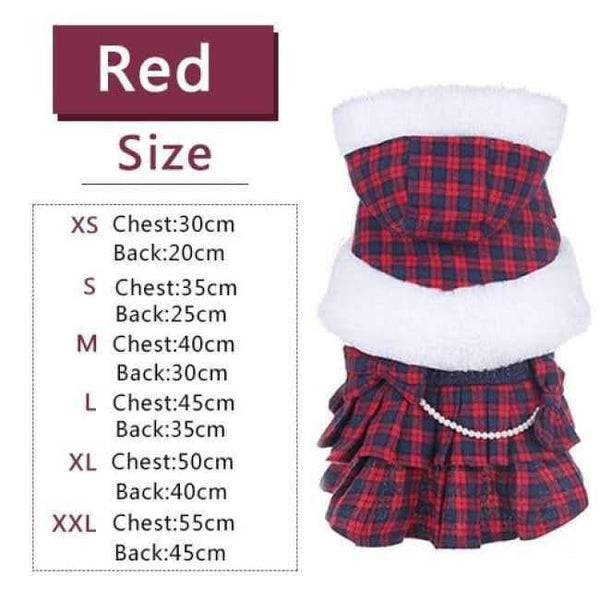 Planet Gates Red / XS Pet Dog Clothes Cat Clothes Coat Thick Autumn Winter Dress Puppy Chihuahua Costume