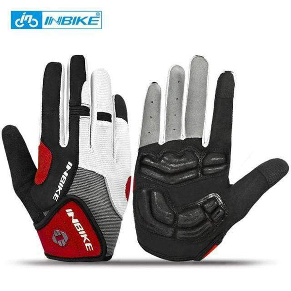 Planet Gates Red / XXL Gel Padded Cycling Gloves Full Finger Road Bicycle Outdoor Sports Skiing Gloves Men Women Racing Climbing MTB Bike Gloves