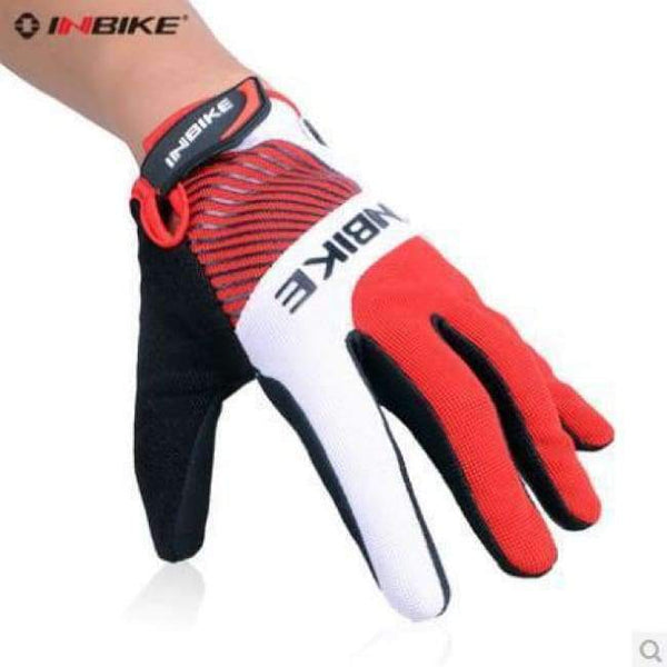 Planet Gates Red / XXL Outdoor Sport Gloves Full Finger Gel Padded Bicycle Cycling Gloves Men's Ski Climbing Running Gloves Bike Accessories