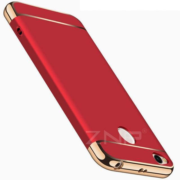 Planet Gates Red ZNP Luxury Hard Back Electroplate Shockproof Cases For Xiaomi Redmi 4X Case 4X Phone Cover For Redmi 4X Case Protective shell