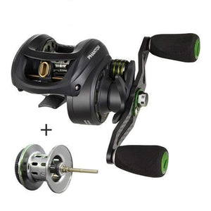 Planet Gates Reel Plus Spool A / 7 / Left Hand, China Phantom Baitcasting reel + Shallow Spool 7.0:1 Gear Ratio 7.7kg Max Drag 7 Bearings 162g Carbon Fiber Fishing Reel