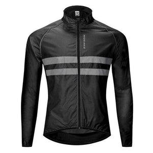 Planet Gates Reflective Jacket 5 / L WOSAWE Windproof Cycling Jackets Men Women Riding Waterproof Bicycle Clothing Bike Long Sleeve Jerseys Sleeveless Vest Wind Coat