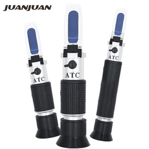 Planet Gates Refractometer All kinds Brix Alcohol Salinity Handheld Refractometer Wine Beer Sugar Fruit Vegetables Juice with ATC 40%off