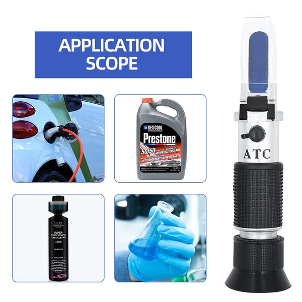 Planet Gates Refractometer All kinds Brix Alcohol Salinity Handheld Refractometer Wine Beer Sugar Fruit Vegetables Juice with ATC 40%off