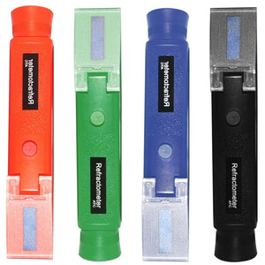 Planet Gates Refractometer All kinds Brix Alcohol Salinity Handheld Refractometer Wine Beer Sugar Fruit Vegetables Juice with ATC 40%off