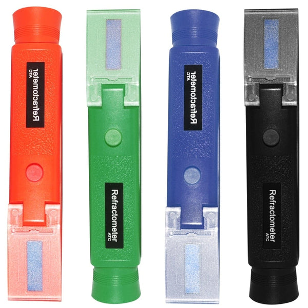 Planet Gates Refractometer All kinds Brix Alcohol Salinity Handheld Refractometer Wine Beer Sugar Fruit Vegetables Juice with ATC 40%off