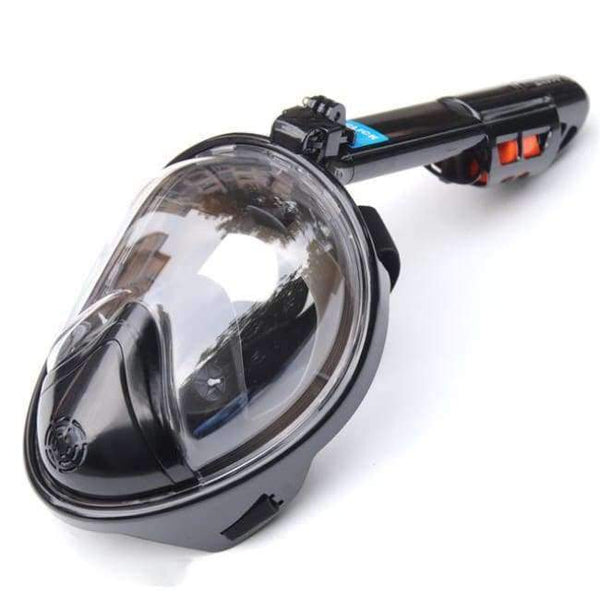 Planet Gates Regular-Black / S/M Plated Diving Mask Scuba Mask Underwater Anti Fog Full Face Snorkeling Mask Women Men Swimming Snorkel Diving Equipment