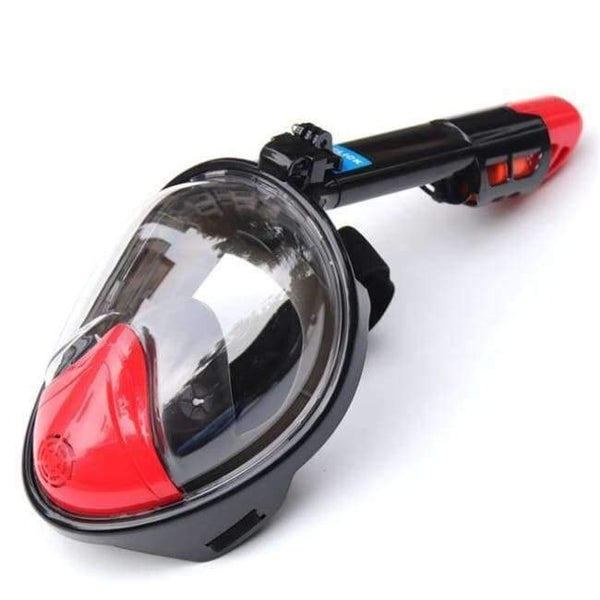 Planet Gates Regular-Red / S/M Plated Diving Mask Scuba Mask Underwater Anti Fog Full Face Snorkeling Mask Women Men Swimming Snorkel Diving Equipment