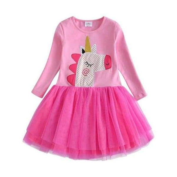 Planet Gates RELH4559 / 2T Kids Girls Dress Baby Children Toddler Princess Dress Vestidos Children's Clothing Girls Winter Dresses 2-8Y LH5805 MIX