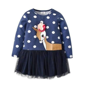 Planet Gates RELH4572 / 2T Kids Girls Dress Baby Children Toddler Princess Dress Vestidos Children's Clothing Girls Winter Dresses 2-8Y LH5805 MIX