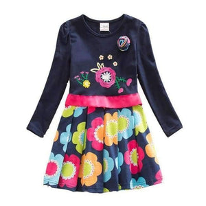 Planet Gates RELH5868BORLAND / 2T Kids Girls Dress Baby Children Toddler Princess Dress Vestidos Children's Clothing Girls Winter Dresses 2-8Y LH5805 MIX