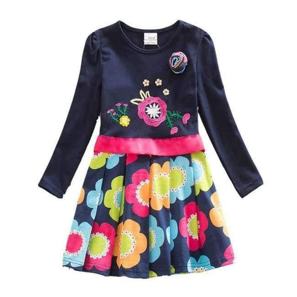 Planet Gates RELH5868BORLAND / 2T Kids Girls Dress Baby Children Toddler Princess Dress Vestidos Children's Clothing Girls Winter Dresses 2-8Y LH5805 MIX