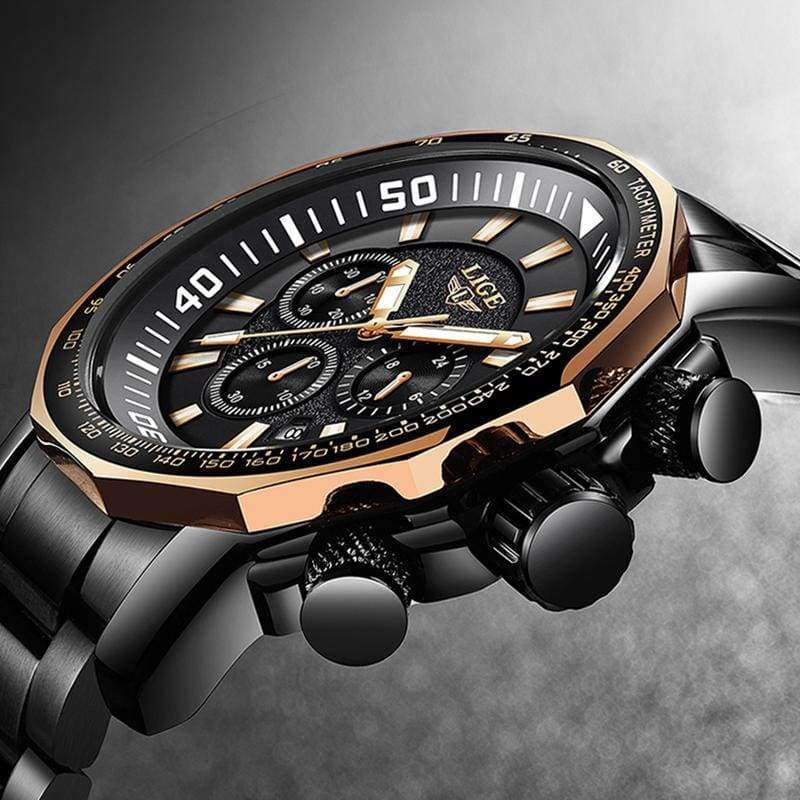 Relojes Hombre 2018 New LIGE Fashion Mens Watches Luxury Brand Business ...