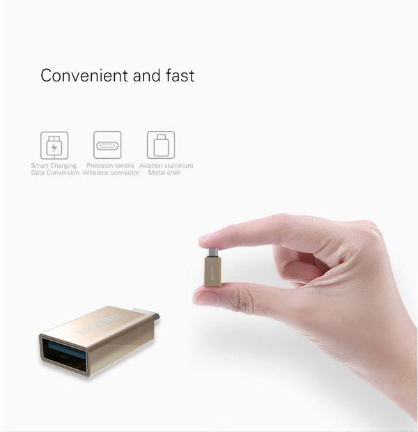 Planet Gates REMAX Mobile Phone adapters OTG TYPE-C to USB Adapter Mini Connector Fast Charging for U-Disk to Type C To USB 2.0/ 3.0 /3.1