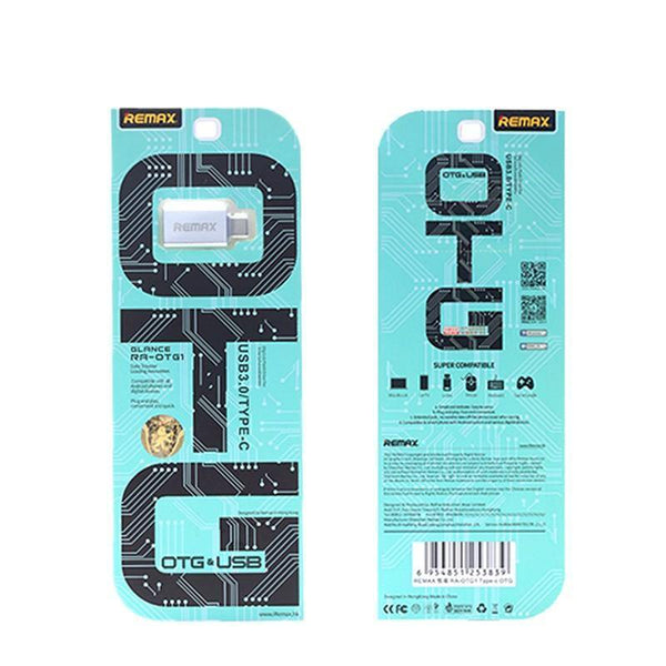 REMAX Mobile Phone adapters OTG TYPE-C to USB Adapter Mini Connector Fast Charging for U-Disk to Type C To USB 2.0/ 3.0 /3.1 - Planet Gates