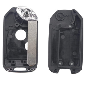 Planet Gates Remote 2 Button Folding Flip Remote Key Shell Cover For Honda Odyssey Rigeline Accord CRV Civic Uncut