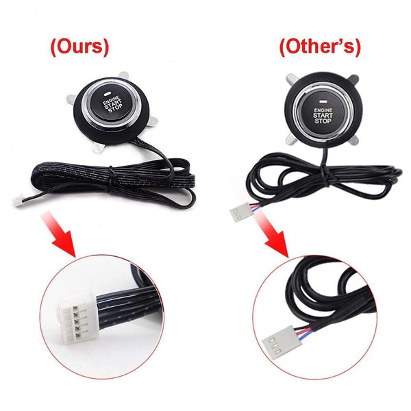 Planet Gates Remote Control Car Engine Start Stop Button Remotly Ignition System Autostart Central Locking Kit Ranged phone Keyless Entry