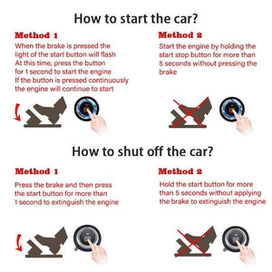 Planet Gates Remote Control Car Engine Start Stop Button Remotly Ignition System Autostart Central Locking Kit Ranged phone Keyless Entry