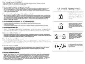 Planet Gates Remote Control Car Engine Start Stop Button Remotly Ignition System Autostart Central Locking Kit Ranged phone Keyless Entry