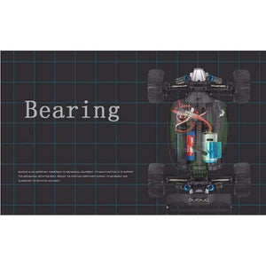 Planet Gates Remote control car WLtoys A959 2.4G 1/18 ratio remote control off-road racing high-speed stunt SUV toy gift boy RC mini car part