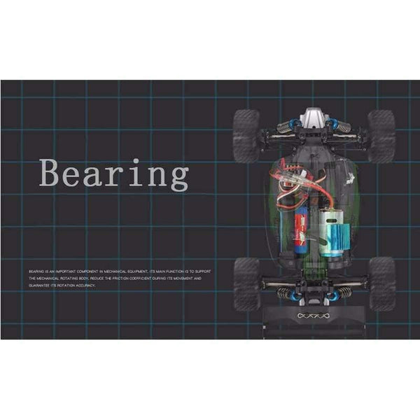 Planet Gates Remote control car WLtoys A959 2.4G 1/18 ratio remote control off-road racing high-speed stunt SUV toy gift boy RC mini car part