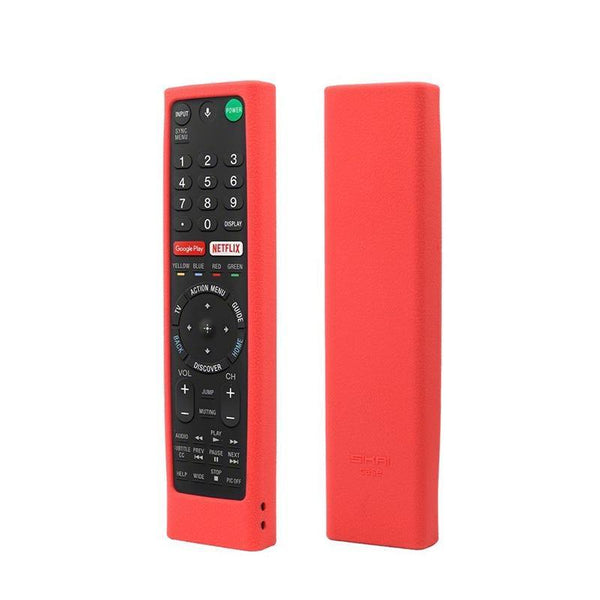 Planet Gates Remote Control Covers For Sony RMF-TX300U RMT-TX200U RMT-TX102U RMF-TX200U SIKAI Shockproof Silicone Cases Washable Red