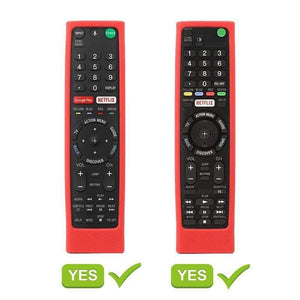 Planet Gates Remote Control Covers For Sony RMF-TX300U RMT-TX200U RMT-TX102U RMF-TX200U SIKAI Shockproof Silicone Cases Washable Red