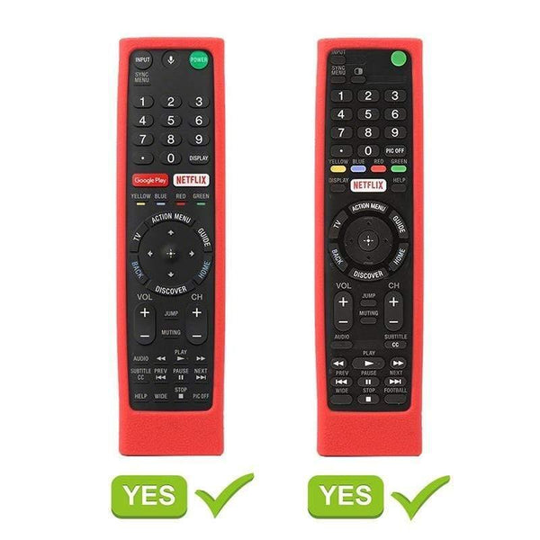 Planet Gates Remote Control Covers For Sony RMF-TX300U RMT-TX200U RMT-TX102U RMF-TX200U SIKAI Shockproof Silicone Cases Washable Red