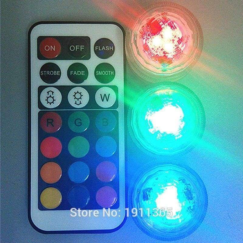 Planet Gates Remote Control Waterproof LED Party Tea Light Candle Discus Lamp Change To The Battery Christmas Hookah Table Home Wedding Decor
