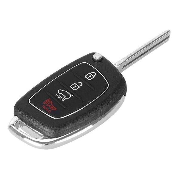 Planet Gates Remote Key Shell for Hyundai 4 buttons SANTA FE ix35 i30 Folding Flip Key Blank Auto Replacement Parts Car Key