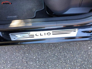 Planet Gates Renault CLIO IV clio 4 Door Sill Scuff Plate Guards Stainless Door Sills Pedal Car Styling Sticker 2014-2020