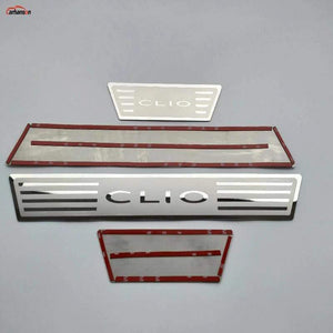 Planet Gates Renault CLIO IV clio 4 Door Sill Scuff Plate Guards Stainless Door Sills Pedal Car Styling Sticker 2014-2020