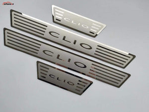 Planet Gates Renault CLIO IV clio 4 Door Sill Scuff Plate Guards Stainless Door Sills Pedal Car Styling Sticker 2014-2020
