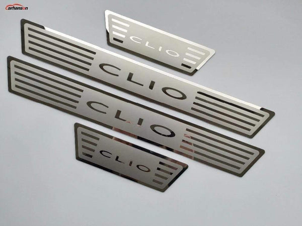 Planet Gates Renault CLIO IV clio 4 Door Sill Scuff Plate Guards Stainless Door Sills Pedal Car Styling Sticker 2014-2020