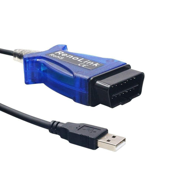 Planet Gates Renollink USB Diagnostic Cable For Renault ECU Programmer Key Programming Airbag Reset Reno Link V1.52 OBDII Programmer