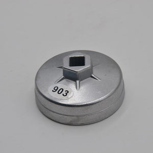 Planet Gates Replacement for Mercedes Benz 74mm 14 Flute Aluminum Oil Filter Wrench Socket Remover Tool Car Accessories