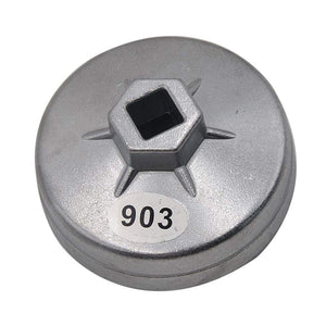 Planet Gates Replacement for Mercedes Benz 74mm 14 Flute Aluminum Oil Filter Wrench Socket Remover Tool Car Accessories