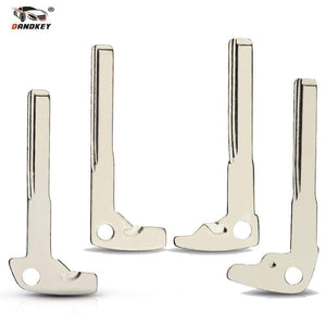 Planet Gates Replacement Smart Key Blank For Mercedes Benz 2008 A E S G CLK SLK ML Class W220 Smart Chrome Uncut Key Blade Insert