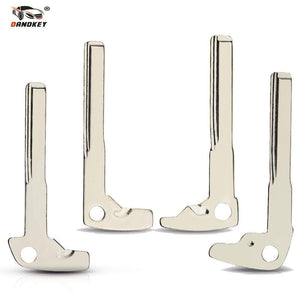 Planet Gates Replacement Smart Key Blank For Mercedes Benz 2008 A E S G CLK SLK ML Class W220 Smart Chrome Uncut Key Blade Insert