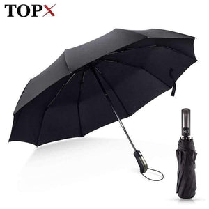 Planet Gates Resistant Folding Automatic Umbrella Rain Women Auto Luxury Big Windproof Umbrellas Rain For Men Black Coating 10K Parasol