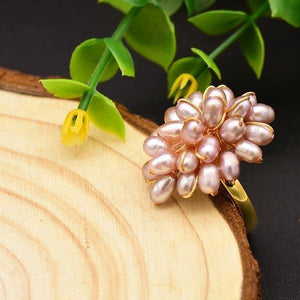 Planet Gates Resizable / Style 1 925 Sterling Silver Natural Fresh Water Pink Pearl Heart Shape Ring For Women Wedding Fine Jewelry anillos mujer GR0235