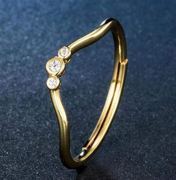 Planet Gates Resizable / white 925 Sterling Silver Rings  Black White Zircon Diamond Adjustable Rings 14K Gold Fine Jewelry