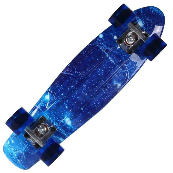 Planet Gates Retro Child Skateboard Penny Skate Board Starry Sky Pattern Mini Board for Outdoor Sport Street Boys