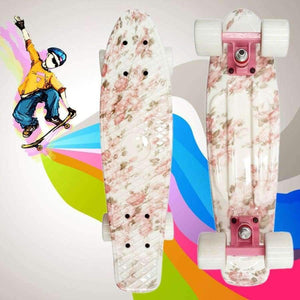 Planet Gates Retro Child Skateboard Penny Skate Board Starry Sky Pattern Mini Board for Outdoor Sport Street Boys