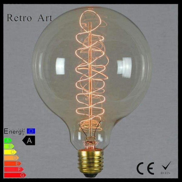 Planet Gates Retro globe Edison Lamp G125 40W antique Incandescent filament Light Bulb