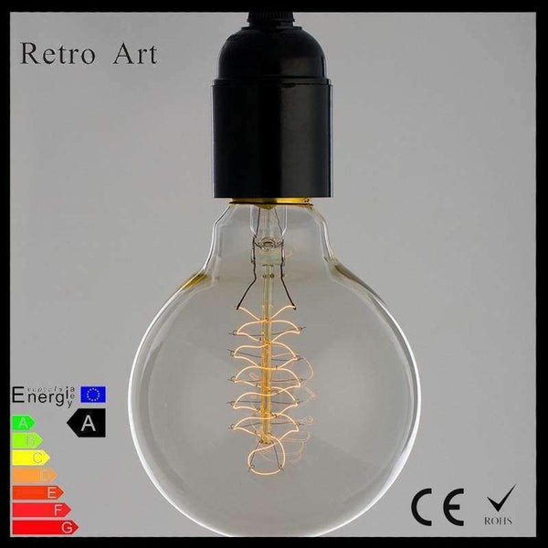 Planet Gates Retro globe Edison Lamp G125 40W antique Incandescent filament Light Bulb