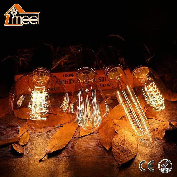 Planet Gates Retro lampa E27 Vintage žárovka 220V žárovka Spirálová víla LED Edison žárovka Lampada Ampoule Bombillas
