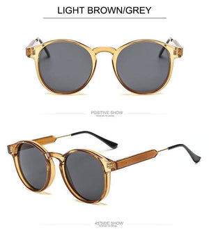 Planet Gates Retro Round Sunglasses Women Men Brand Design Transparent Female Sun Glasses Men Oculos De Sol Feminino Lunette Soleil