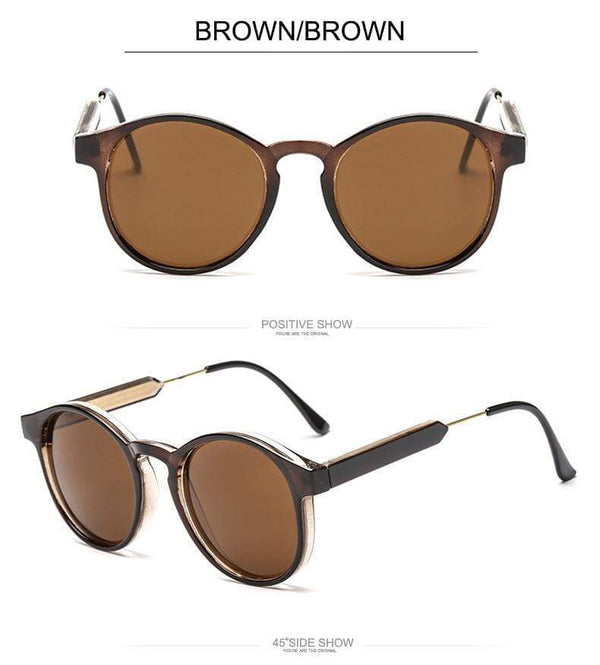 Planet Gates Retro Round Sunglasses Women Men Brand Design Transparent Female Sun Glasses Men Oculos De Sol Feminino Lunette Soleil